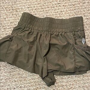 free people Olive Green Women's Shorts
